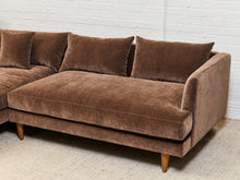 Load image into Gallery viewer, Rowan Sectional Sofa in Chocolate