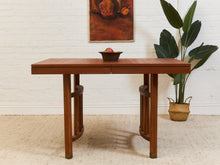 Load image into Gallery viewer, Expandable Dining Table with Sculptural Base Restored