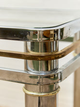 Load image into Gallery viewer, Brass and Chrome Tubular Entry-table