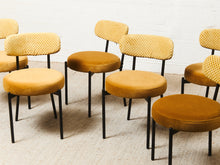 Load image into Gallery viewer, Maritza Marigold Checker Dining Chair