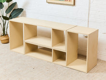 Load image into Gallery viewer, Wood Multi Cubby Blonde Shelf