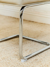 Load image into Gallery viewer, Leather Chrome Dining Chair