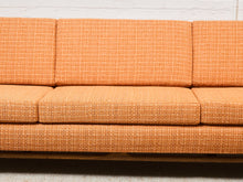 Load image into Gallery viewer, Orange Tweed Mid Century Dunbar Sofa