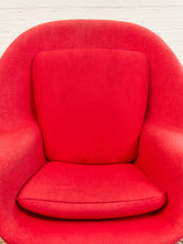 Load image into Gallery viewer, Red Mod Chair and Ottoman