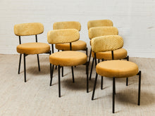 Load image into Gallery viewer, Maritza Marigold Checker Dining Chair