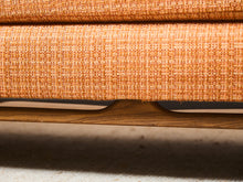 Load image into Gallery viewer, Orange Tweed Mid Century Dunbar Sofa