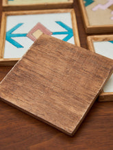 Load image into Gallery viewer, Vintage Southwestern Handmade Wood Framed Coasters