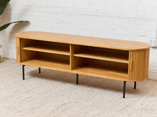 Load image into Gallery viewer, Mitza Blonde Tambour Door Credenza