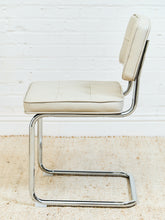 Load image into Gallery viewer, Leather Chrome Dining Chair