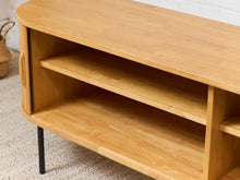 Load image into Gallery viewer, Mitza Blonde Tambour Door Credenza