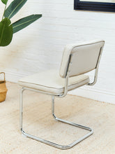 Load image into Gallery viewer, Leather Chrome Dining Chair