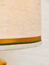 Load image into Gallery viewer, Italian Marbled Ceramic Table Lamp with Linen Shade