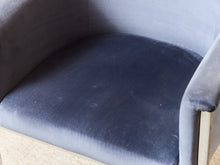 Load image into Gallery viewer, Set of 4 Curved Gray Velvet Counter Stools