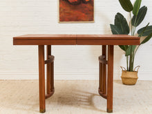 Load image into Gallery viewer, Expandable Dining Table with Sculptural Base Restored