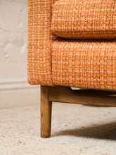 Load image into Gallery viewer, Orange Tweed Mid Century Dunbar Sofa