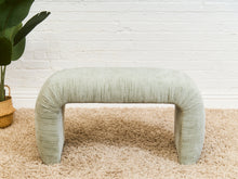 Load image into Gallery viewer, Vintage Karl Springer Bench in Sage