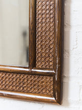 Load image into Gallery viewer, Bamboo Rattan Large Mirror