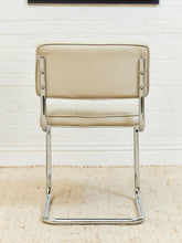 Load image into Gallery viewer, Leather Chrome Dining Chair