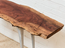 Load image into Gallery viewer, French Vintage Live Edge Modernist Entry table