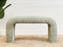 Load image into Gallery viewer, Vintage Karl Springer Bench in Sage
