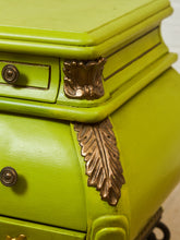 Load image into Gallery viewer, Apple Green Bombay Hollywood Regency Bureau
