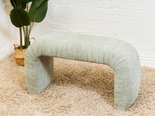 Load image into Gallery viewer, Vintage Karl Springer Bench in Sage