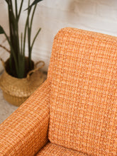 Load image into Gallery viewer, Orange Tweed Mid Century Dunbar Sofa