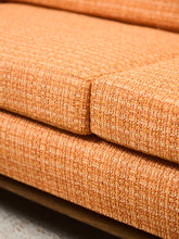 Load image into Gallery viewer, Orange Tweed Mid Century Dunbar Sofa
