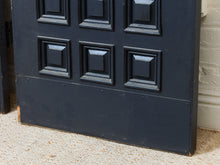 Load image into Gallery viewer, Vintage Black Mid Century Door