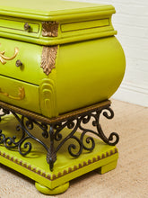 Load image into Gallery viewer, Apple Green Bombay Hollywood Regency Bureau