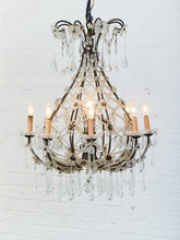 Load image into Gallery viewer, Maria Teresa French Crystal 1920’s Chandelier