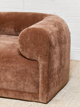 Load image into Gallery viewer, Emma Sofa with Ottoman in Amici Tobacco