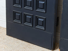 Load image into Gallery viewer, Vintage Black Mid Century Door