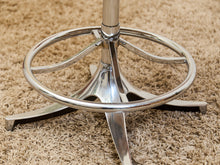 Load image into Gallery viewer, 1970’s Chrome Swivel Counter Stool