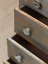 Load image into Gallery viewer, Metal Primitive Highboy Dresser