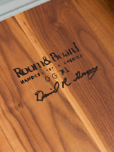 Load image into Gallery viewer, Room and Board Solid Walnut Dining Table with Leaves