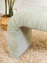 Load image into Gallery viewer, Vintage Karl Springer Bench in Sage