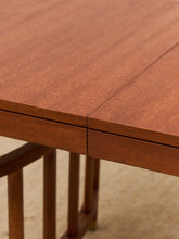 Load image into Gallery viewer, Expandable Dining Table with Sculptural Base Restored