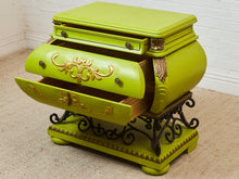 Load image into Gallery viewer, Apple Green Bombay Hollywood Regency Bureau