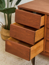 Load image into Gallery viewer, 9 Drawer Louvered Drawer Dresser