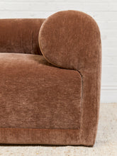 Load image into Gallery viewer, Emma Sofa with Ottoman in Amici Tobacco