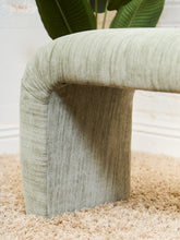 Load image into Gallery viewer, Vintage Karl Springer Bench in Sage