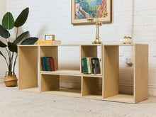 Load image into Gallery viewer, Wood Multi Cubby Blonde Shelf