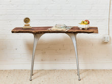 Load image into Gallery viewer, French Vintage Live Edge Modernist Entry table