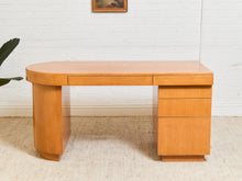 Load image into Gallery viewer, Art Deco Italian Maple Desk