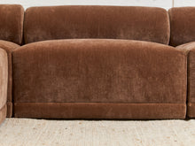 Load image into Gallery viewer, Emma Sofa with Ottoman in Amici Tobacco