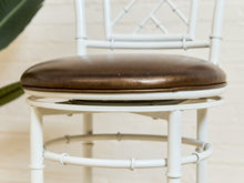 Load image into Gallery viewer, Pair of Chippendale Vintage Bamboo Counter Stools
