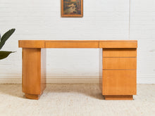 Load image into Gallery viewer, Art Deco Italian Maple Desk