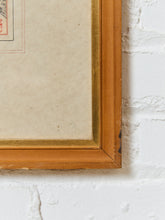 Load image into Gallery viewer, Vintage Mid-Century Asian Art Framed