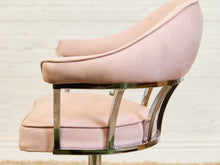 Load image into Gallery viewer, 1970’s Chrome Swivel Counter Stool